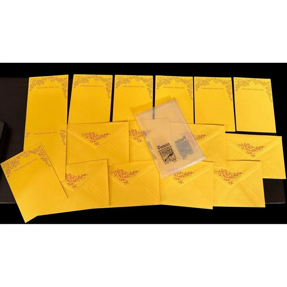 Vintage Patrician Name Notes 1968 “Anecdotes From ” 8 Greeting Cards W/Envelopes